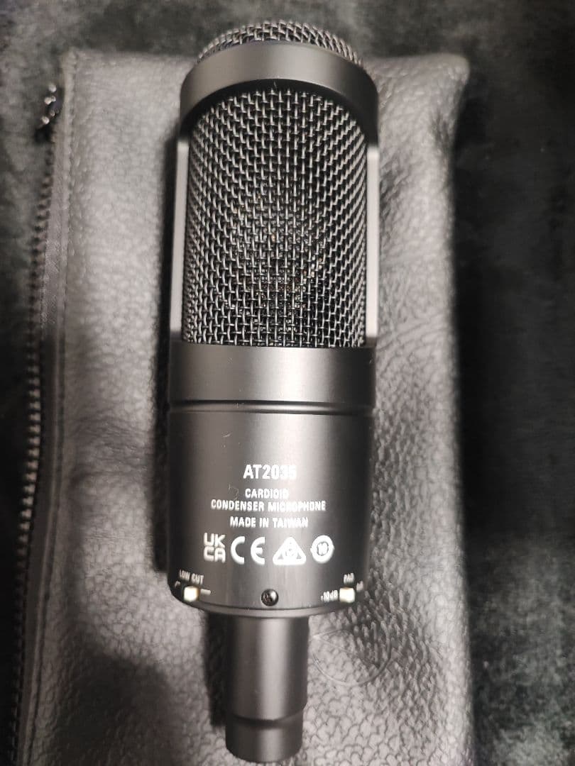 使用回数極少 audio-technica AT2035 コンデンサーマイク