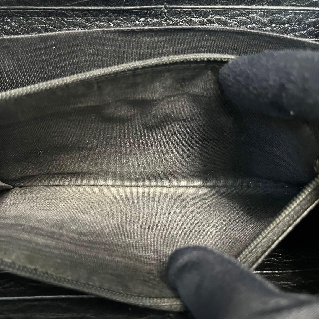 希少✨グッチ 長財布 ラウンド GG ソーホー レザー ロゴ ブラック