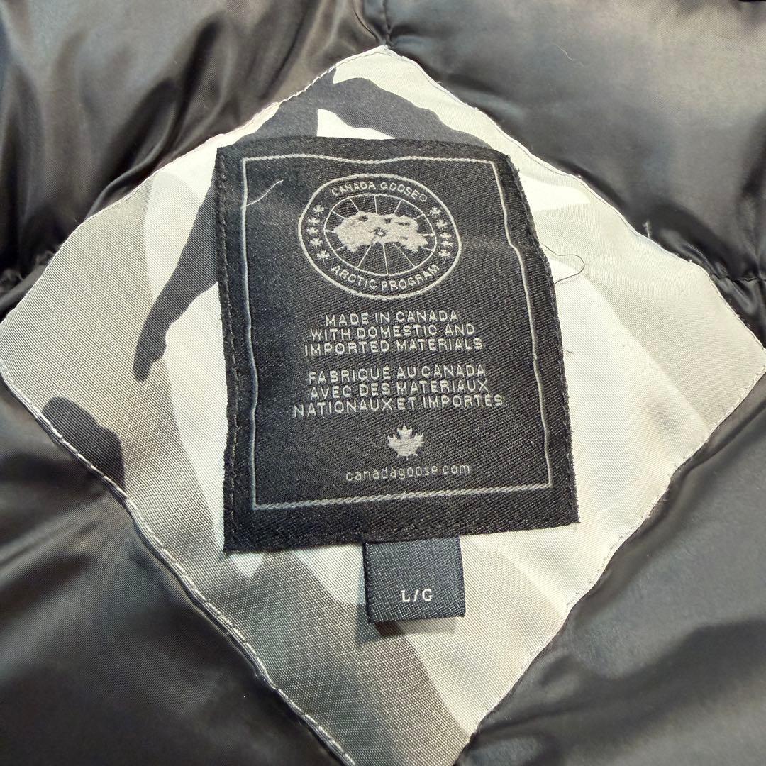 カナダグース　3426MB ダウンジャケット　Lサイズ グレー系　カモフラ