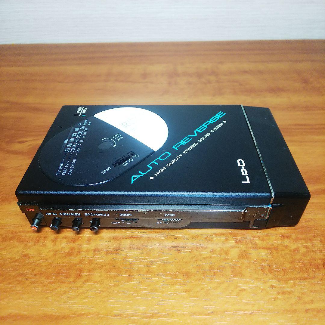 HITACHI ポータブル ラジオカセットプレイヤー CP-S5R 希少ラジカセ