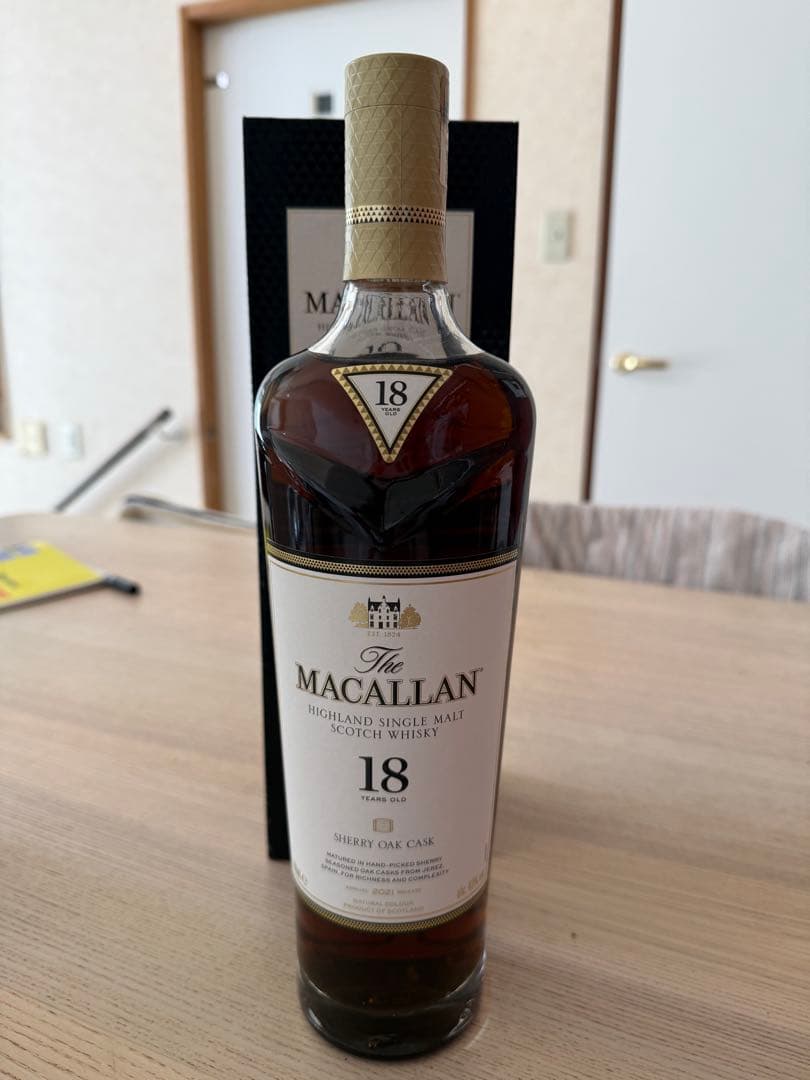 マッカラン 18年シングルモルトウイスキー 2021年　　しらい2月1日迄