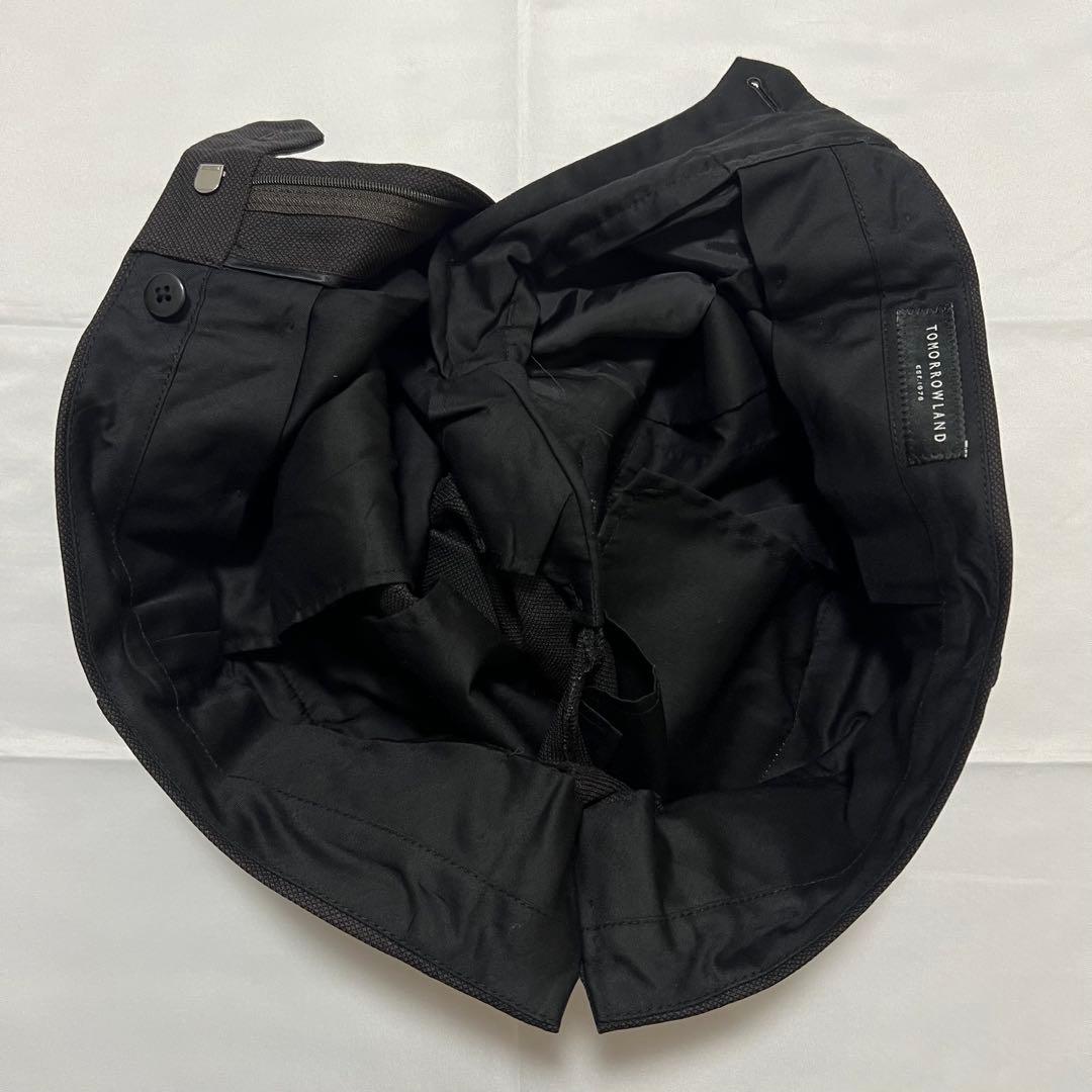 極美品✨️トゥモローランド ビジネス スーツ ブラウン 茶 バーズアイ 42サイズ