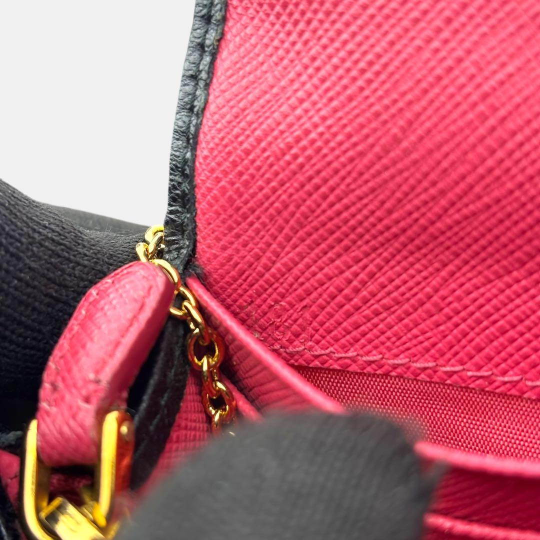 美品 プラダ 1MH132 長財布 サフィアーノレザー 付属品あり