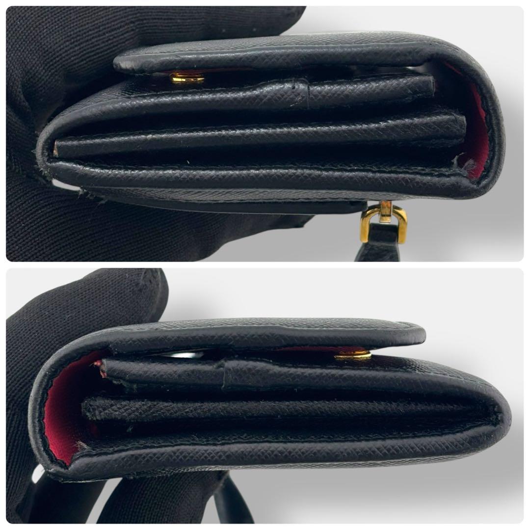 美品 プラダ 1MH132 長財布 サフィアーノレザー 付属品あり