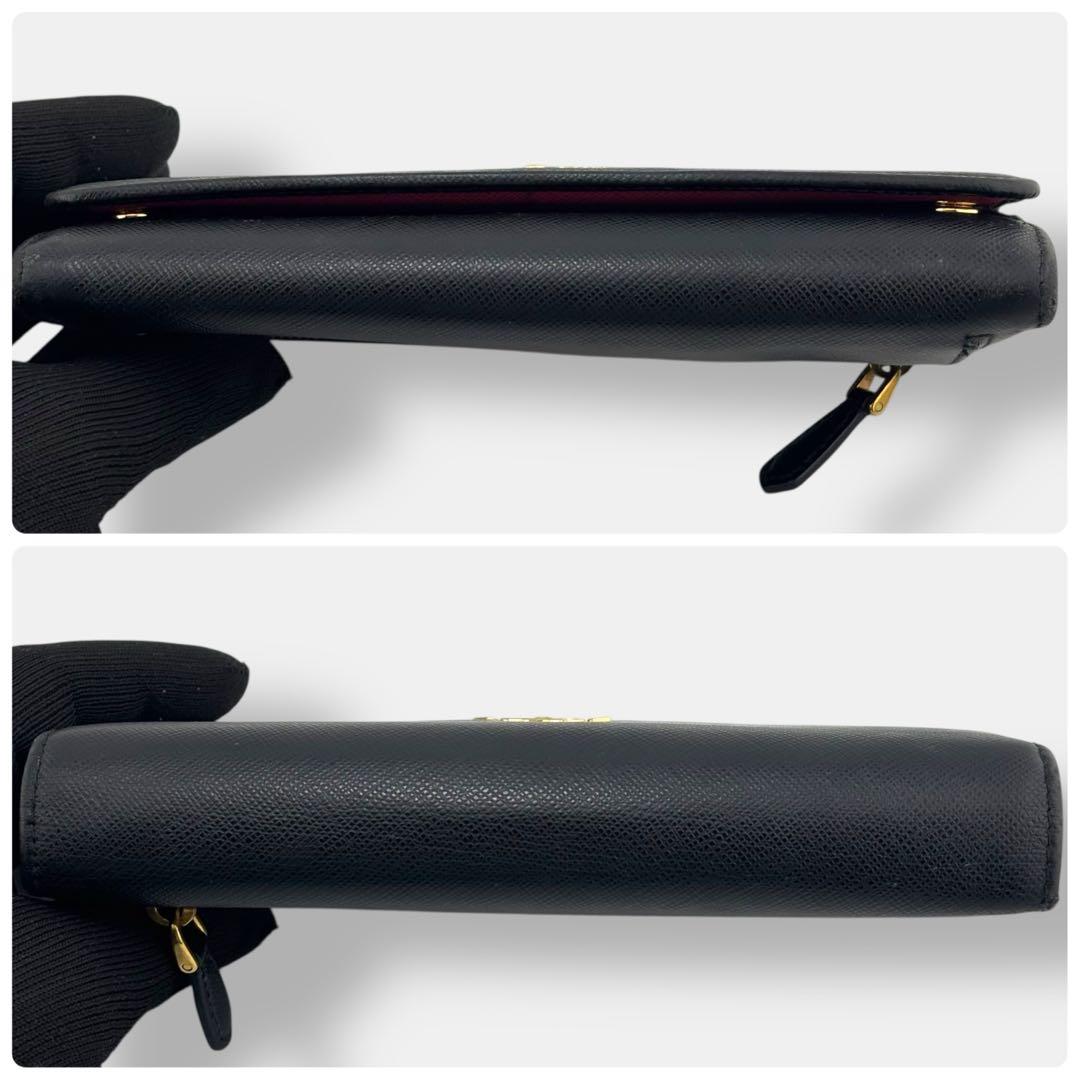 美品 プラダ 1MH132 長財布 サフィアーノレザー 付属品あり