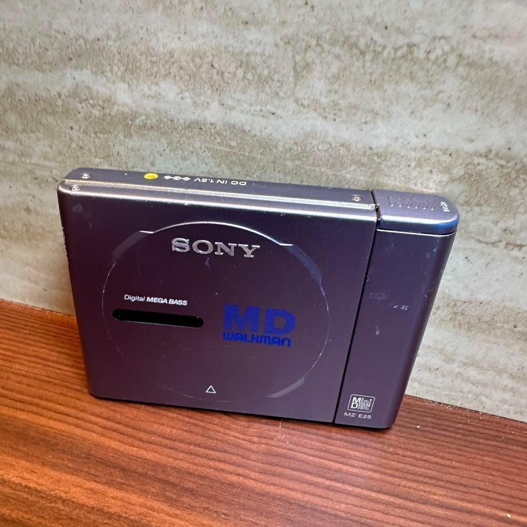 ポータブルプレーヤー SONY MZ-E25 MD Player 0355