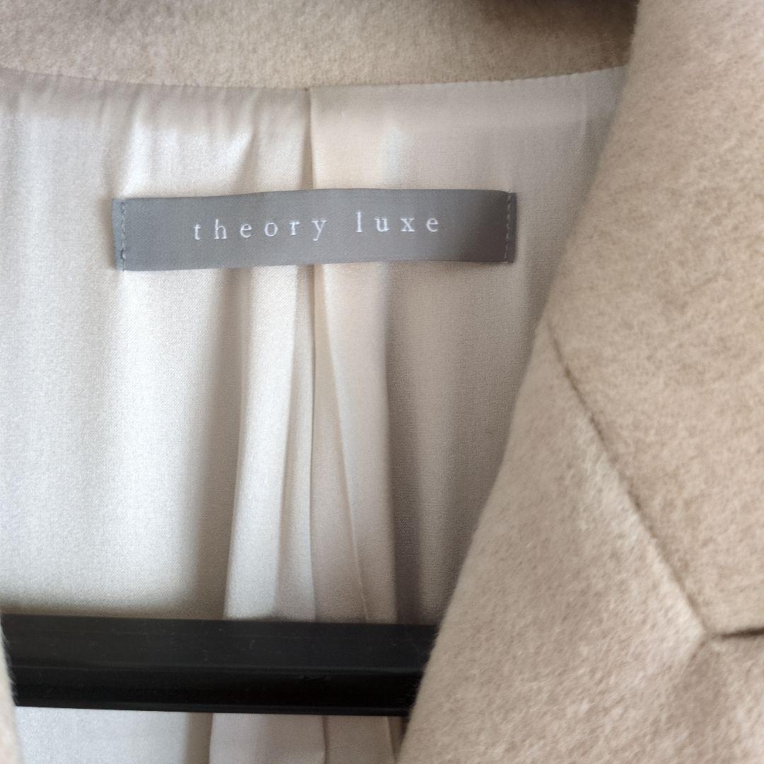 theoryLuxe長めのダブルブレストジャケットSIZE38カシミヤ100%