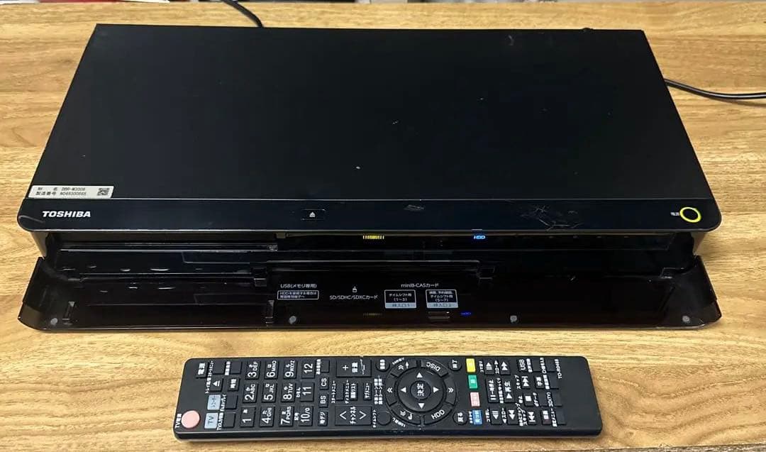 【ジャンク】東芝　REGZAタイムシフトマシン　DBR-M3009 レコーダー