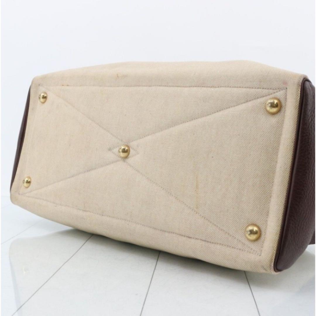 エルメス 3253 ヴィクトリア 43 ボストンバッグ トワルアッシュトリヨン