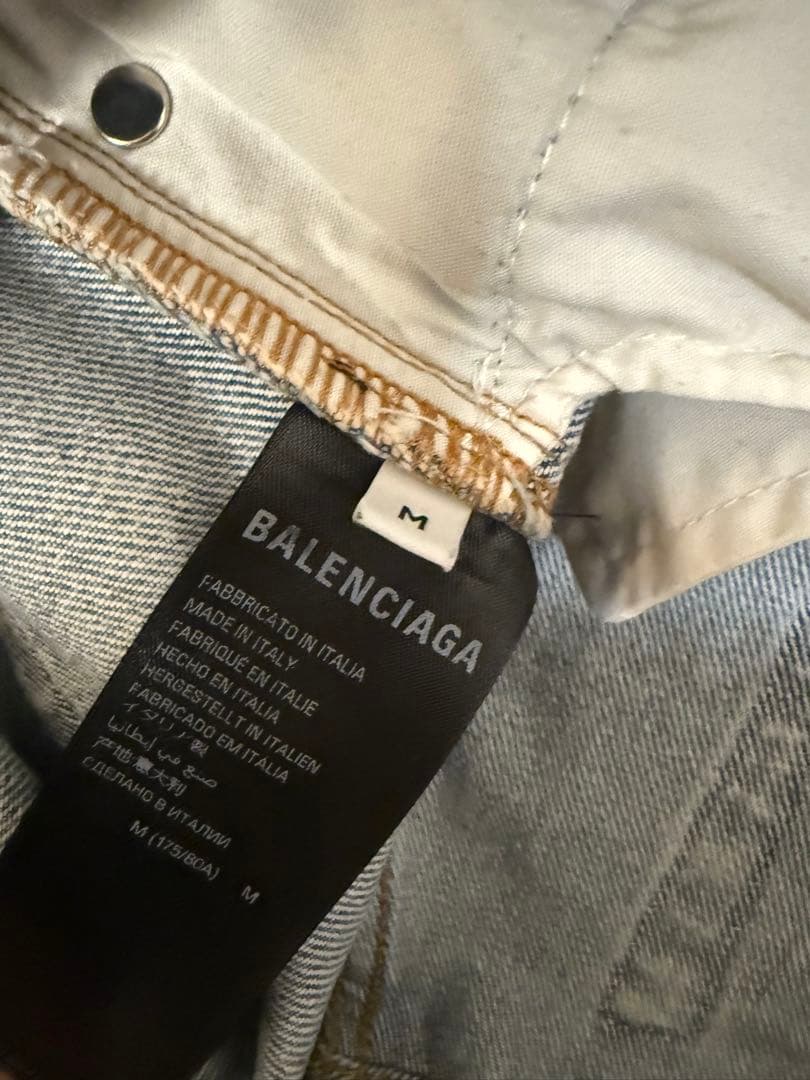 パンツ BALENCIAGA 24AW Cut Up Baggy Denim