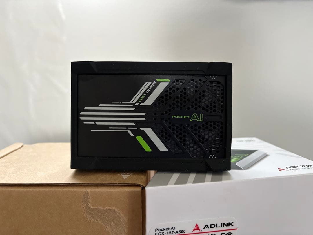 ADLINK Pocket AI/RTX A500/外付けGPU