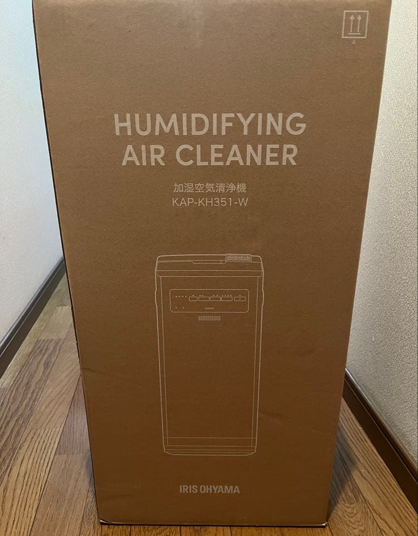 IRIS OHYAMA 加湿空気清浄機 KAP-KH351-W