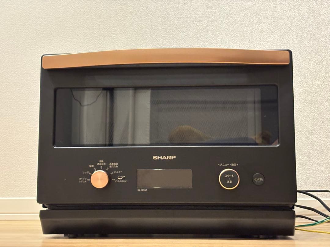 【ジャンク品】SHARP オーブンレンジ 電子レンジ RE-SD18A-B