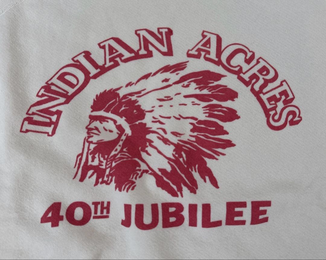 XLサイズ　INDIAN ACRES 40th JUBILEE 半袖スウェット