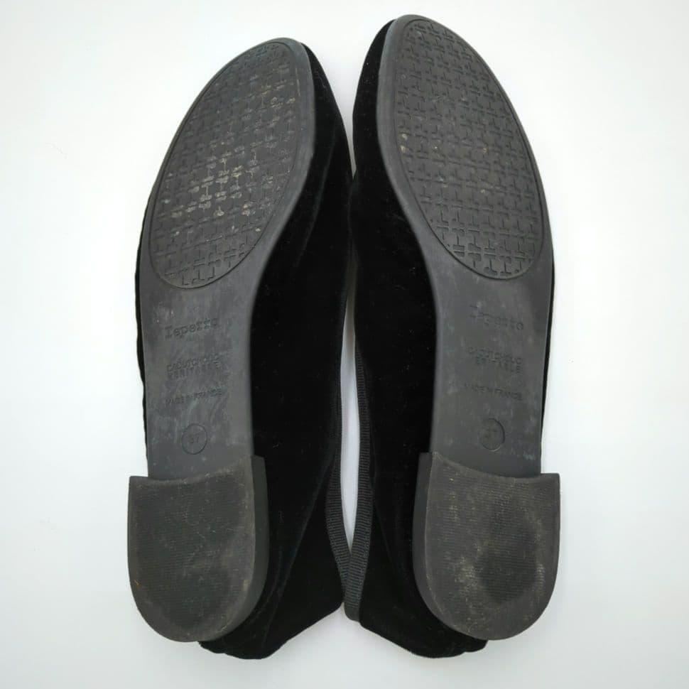 極美品　reppeto レペット　ベロア素材　バレエシューズ　パンプス　希少
