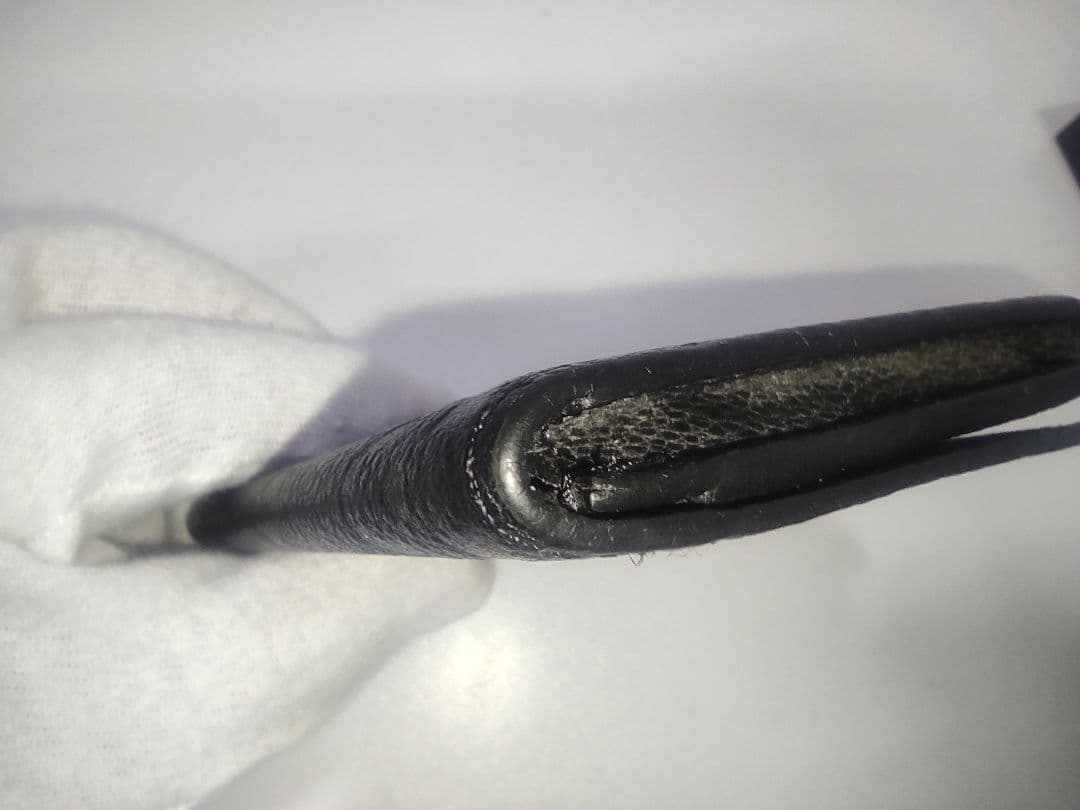 ルイヴィトン　 モノグラム　アンプラント　レザー　カードケース　ブラック　美品