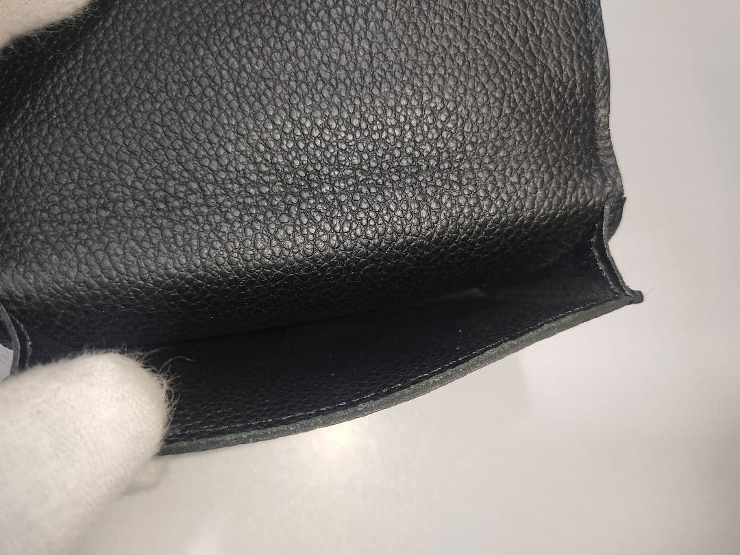 ルイヴィトン　 モノグラム　アンプラント　レザー　カードケース　ブラック　美品