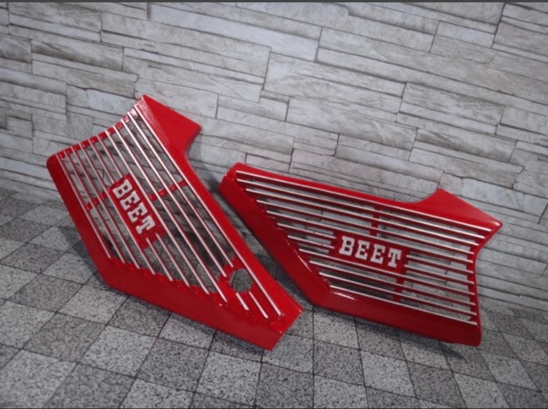 【ＣＢＸ４００Ｆ】 ●赤ソリッドカラー外装セット美品 ● 新品未使用部品