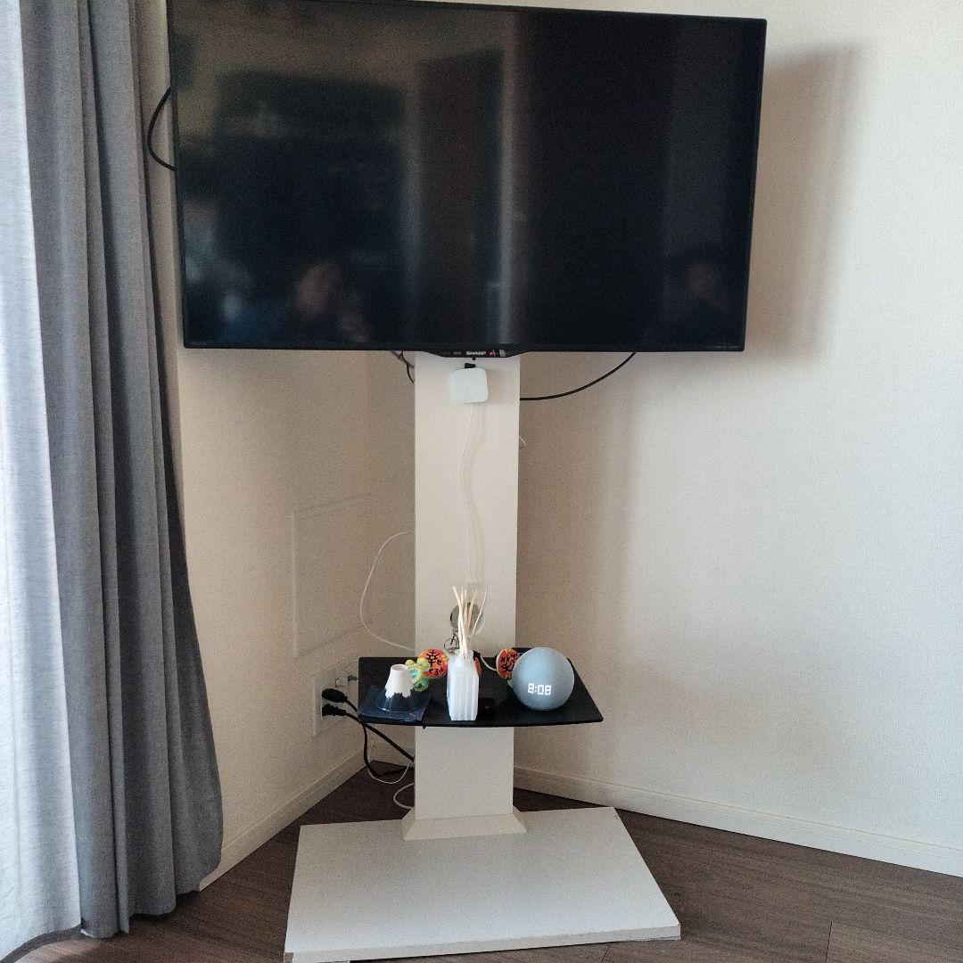 SHARP LC-40U45 40インチテレビ+テレビ台（白）