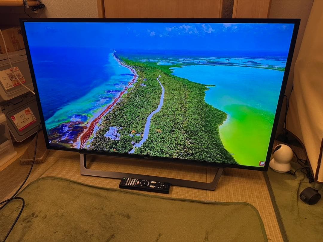 ネットフリックス可！SONY ソニー　テレビ　KJ-43W730E　17年製美品