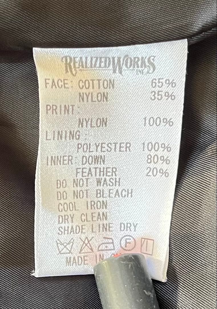 クライミー ダウンベスト　CALEE ネイバーフッド ラディアル WTAPS