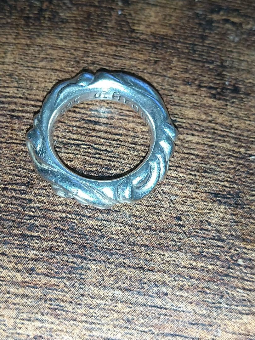 John Simon Ritchie クロムハーツ　スクロールリング　7号