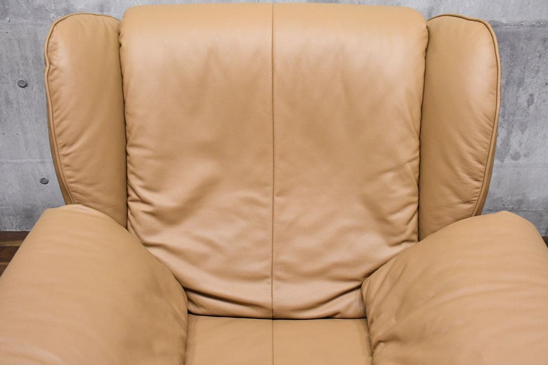 EEK90 展示品 エルポ アトランタ リクライニングソファ オットマンセット