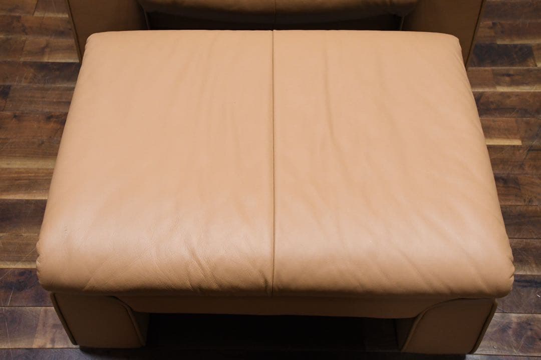 EEK90 展示品 エルポ アトランタ リクライニングソファ オットマンセット