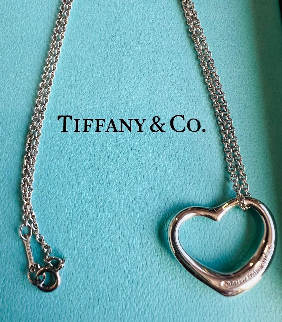 ティファニー エルサペレッティ オープンハート SV925 6g 箱付 正規品