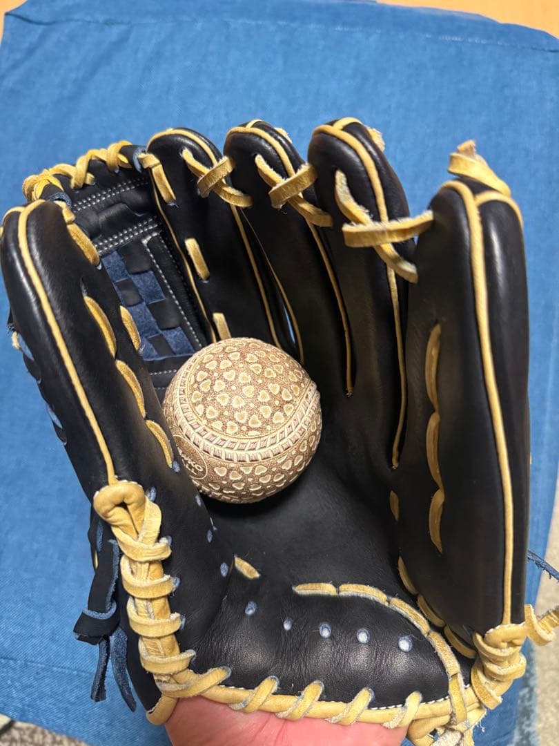 スラッガー軟式オーダーグローブ 湯もみ型付け済み