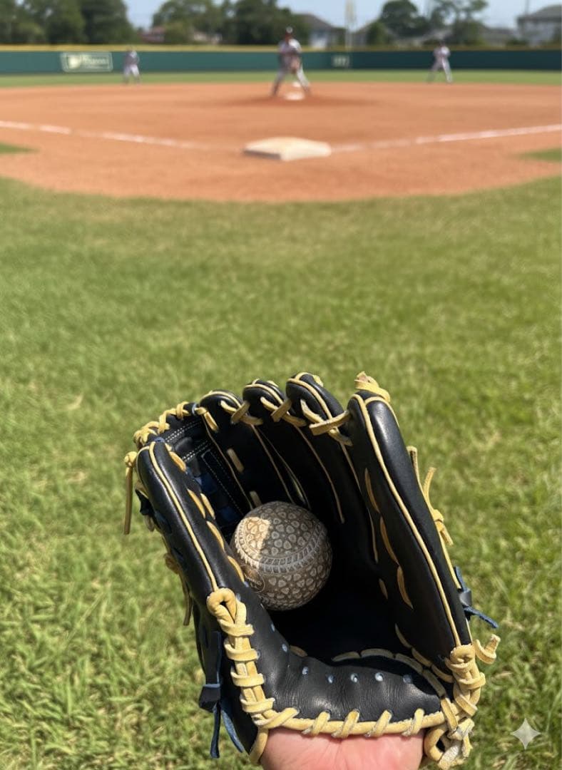 スラッガー軟式オーダーグローブ 湯もみ型付け済み