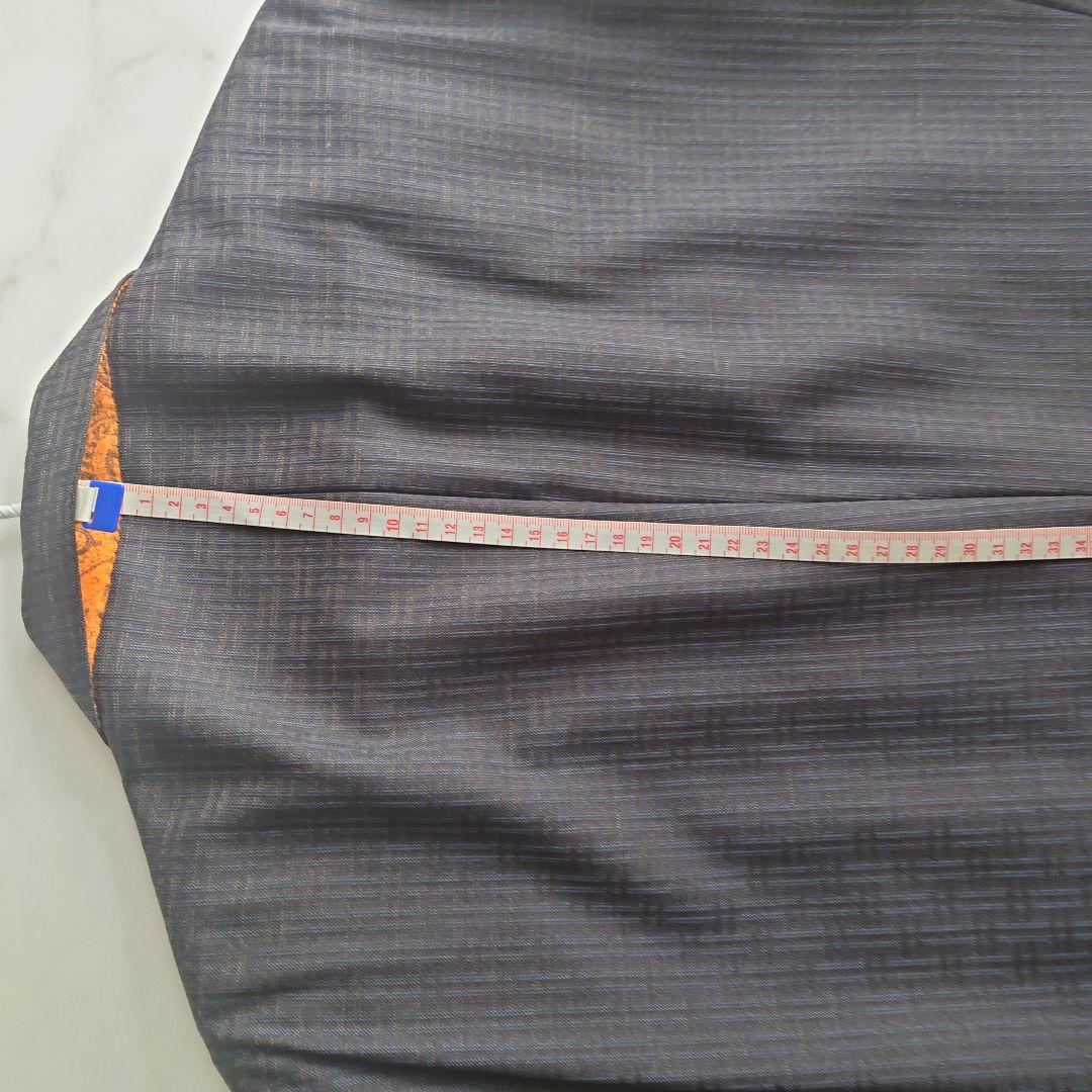 ★f エトロ シルク メンズ ジャケット ネイビー チェック ペイズリー イタリ