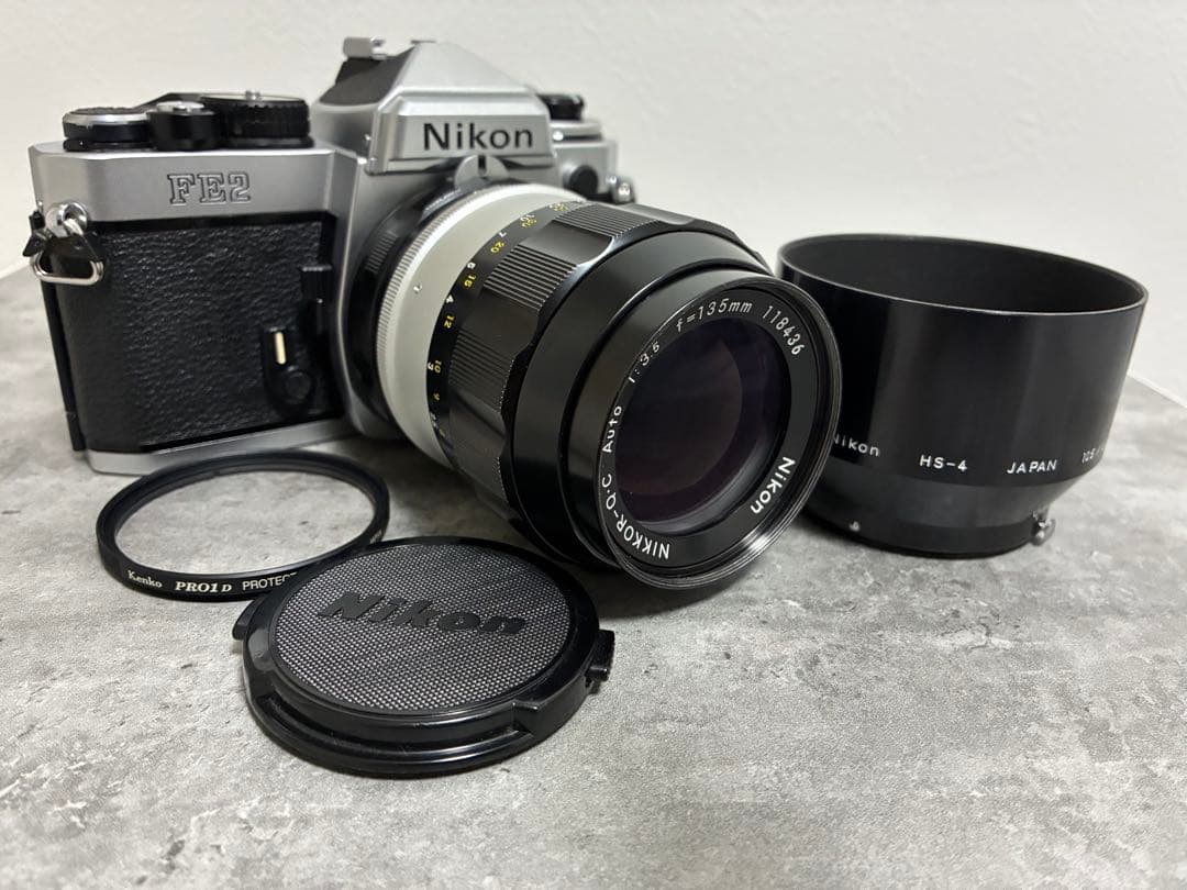 ⭐️美品⭐️動作確認済⭐️Nikon FE2 & NIKKOR 135mm f/3.5
