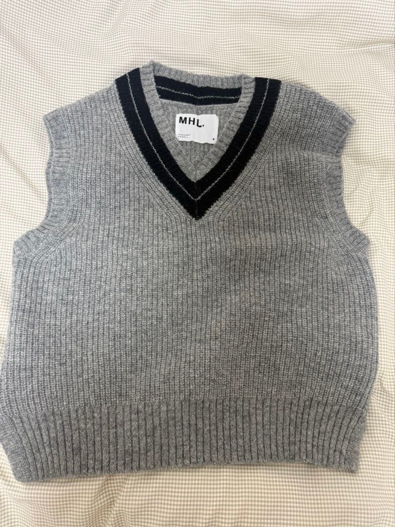 MHL. グレー ニットベスト サイズⅡ