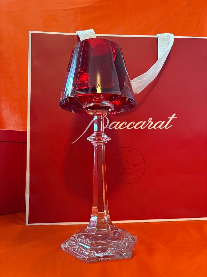 Baccarat バカラ　My Fire マイファイヤー　赤色 ガラス製品