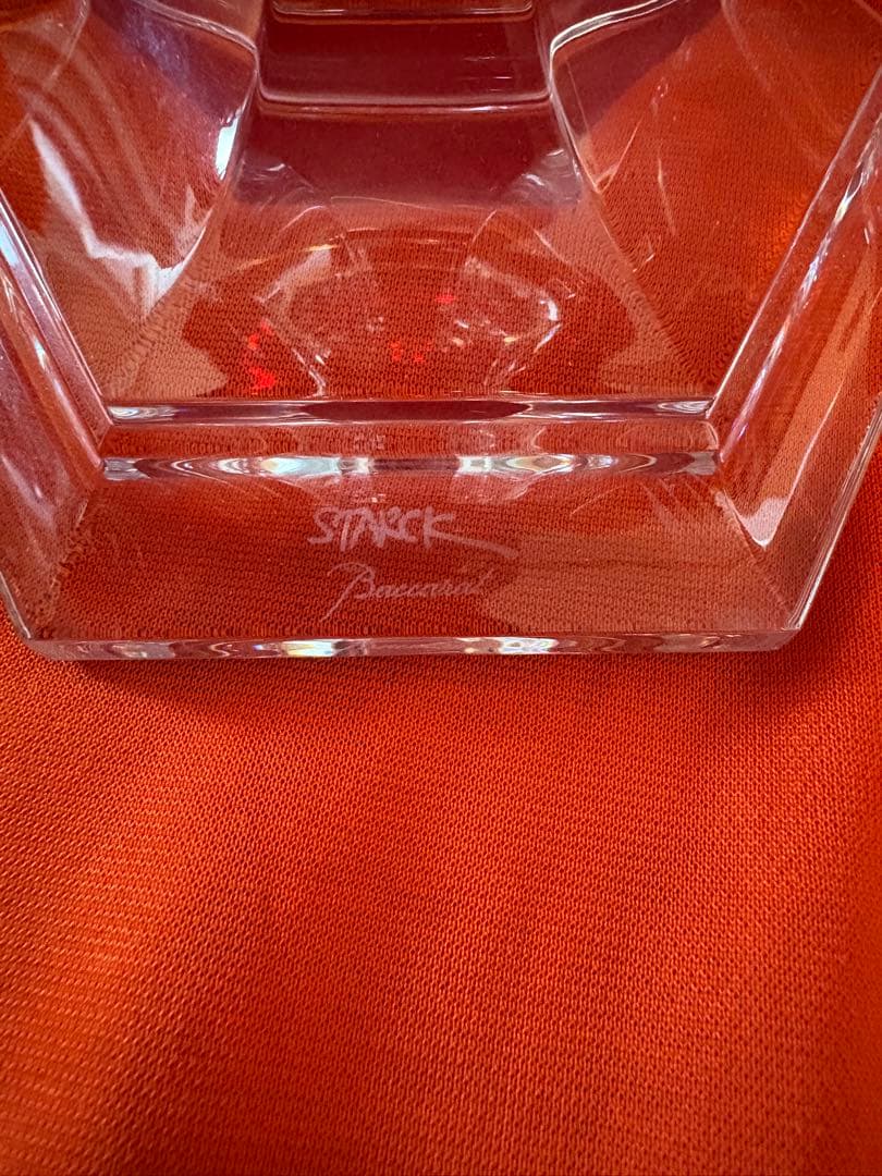 Baccarat バカラ　My Fire マイファイヤー　赤色 ガラス製品