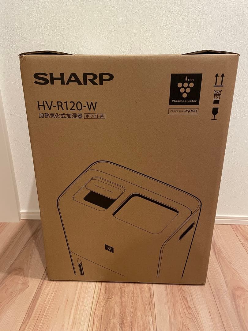 【未使用品】 シャープ SHARP 加湿器 ハイブリッド HV-R120-W