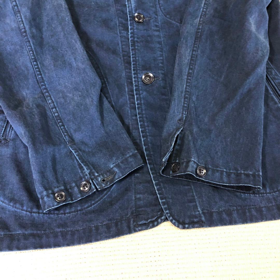 Needles ニードルズ アロージャケット カバーオール 濃紺Ｌ