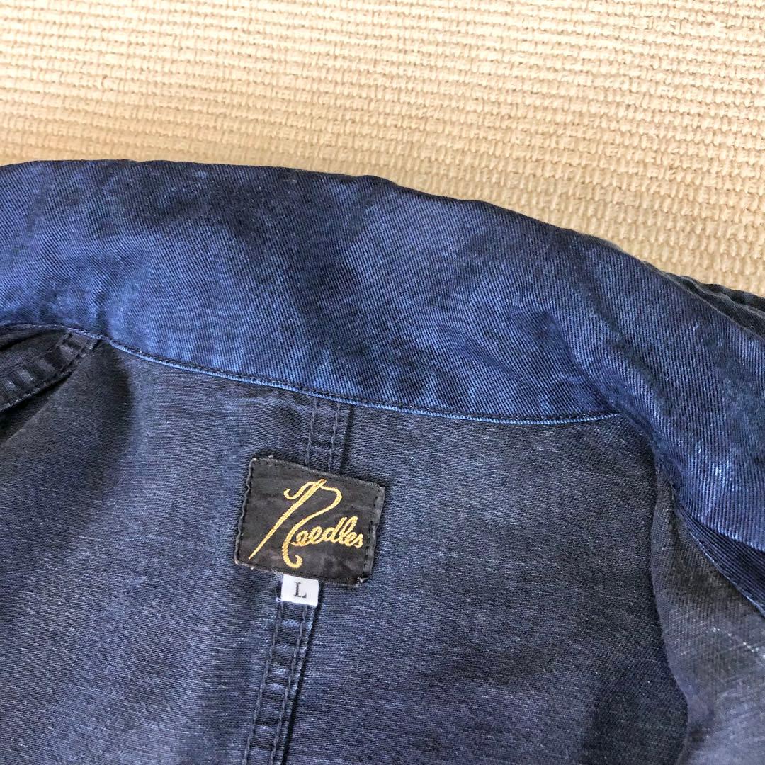 Needles ニードルズ アロージャケット カバーオール 濃紺Ｌ