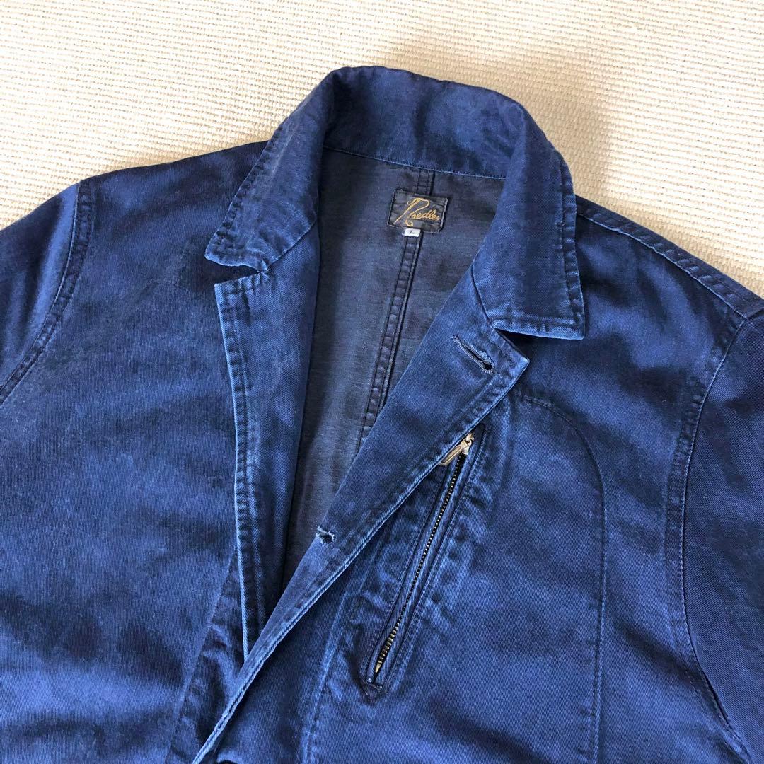 Needles ニードルズ アロージャケット カバーオール 濃紺Ｌ