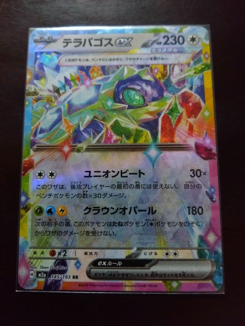 テラパゴスex ポケモンカード エラーカード