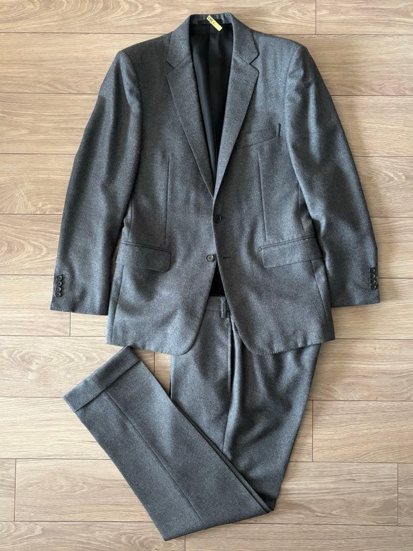ユナイテッドアローズ ソブリン 秋冬用スーツ 48 グレー