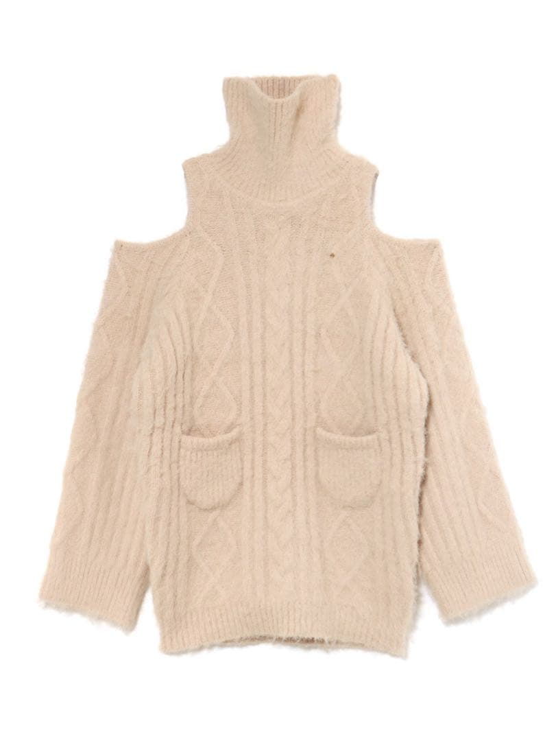 ワンピース andmary Allyn cable knit dress