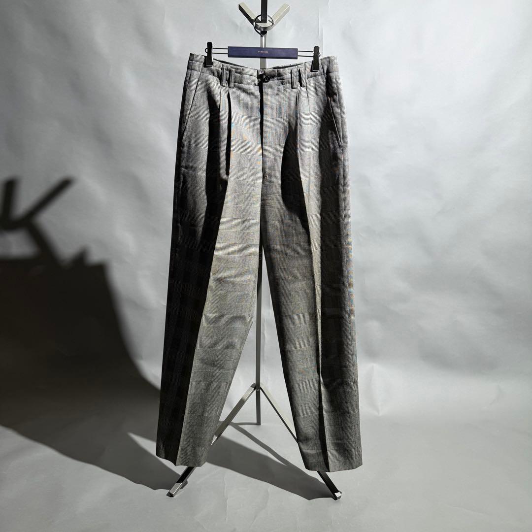 もろこし様コムデギャルソンオム 70~80s TUCK TROUSERS L