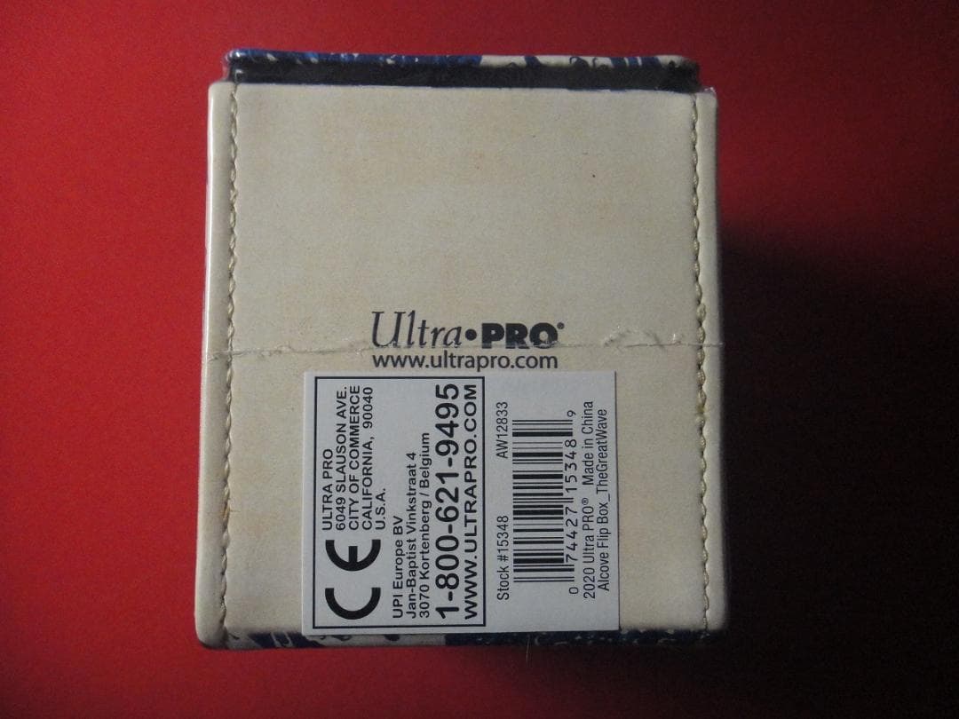ウルトラプロ　アルコーブフリップデッキボックス 神奈川沖浪裏　浮世絵 葛飾北斎