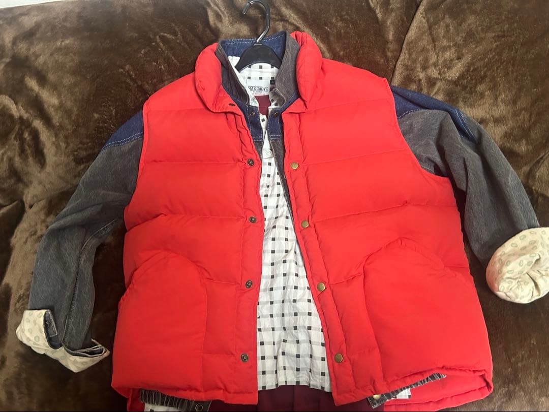 交渉歓迎　バックトゥザフューチャー　ダウベスト&シャツ&デニム　max cady