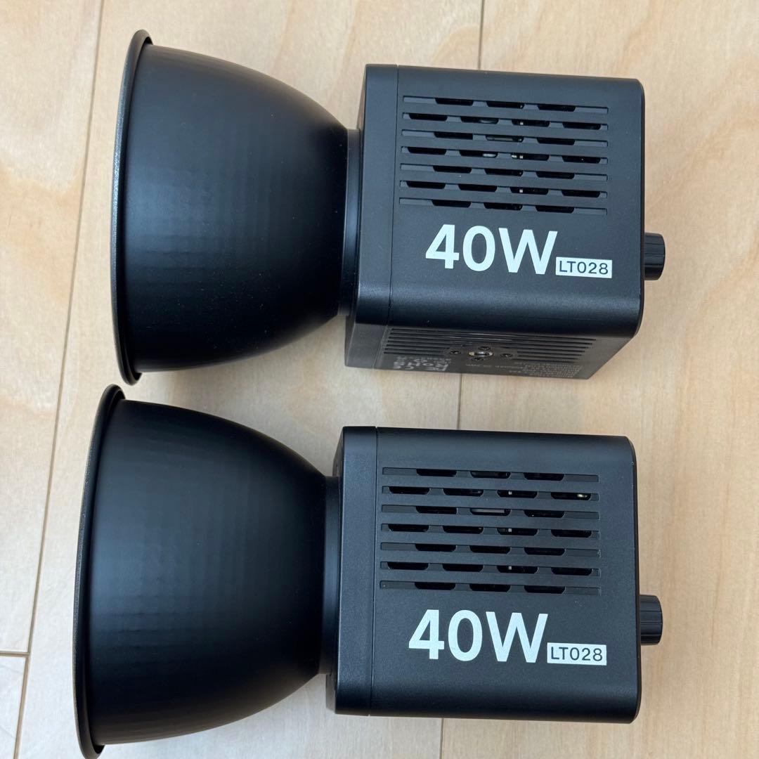 ULANZI LT028 40W バイカラー ビデオライト 2個セット