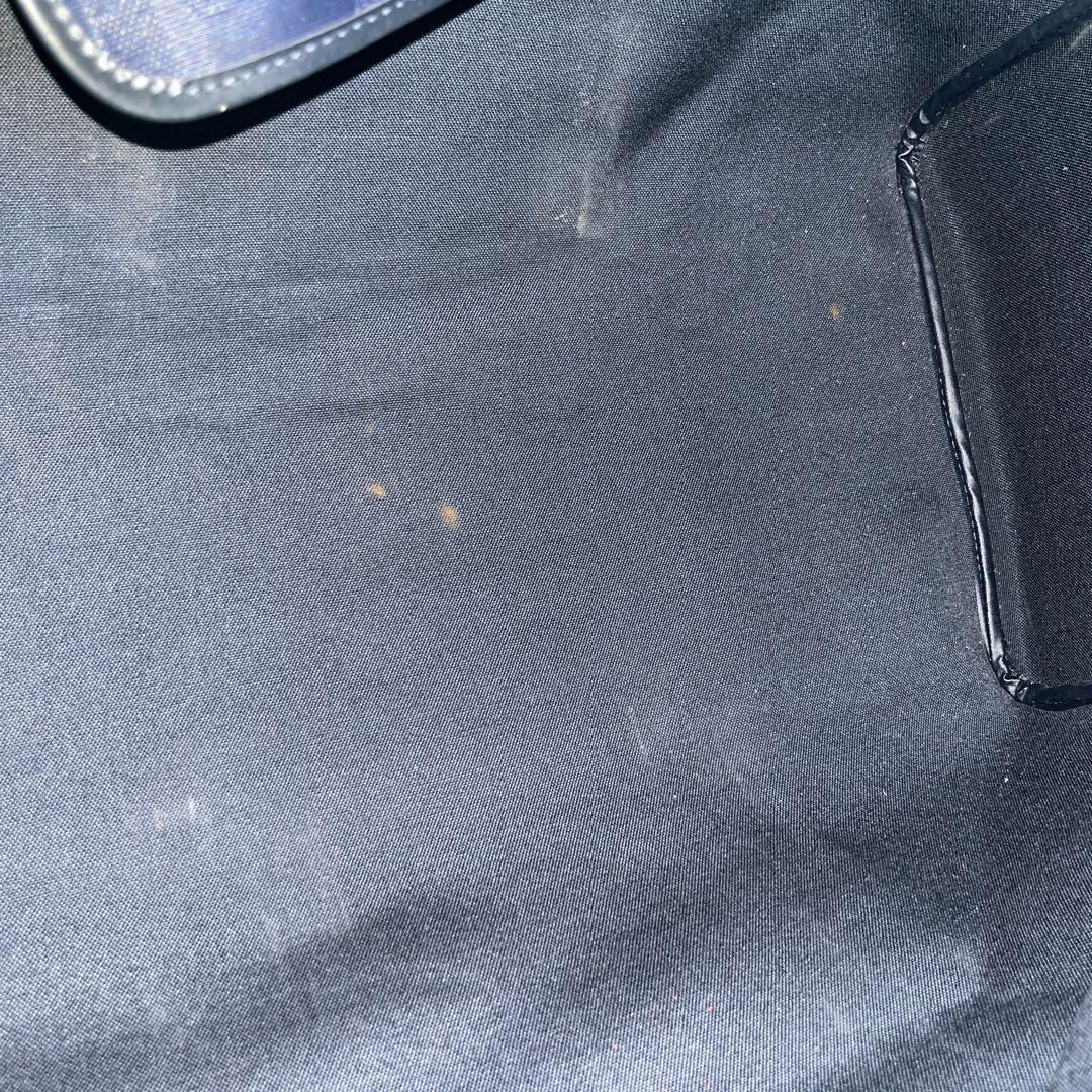 オールド　ディオール　ボストンバッグ　旅行カバン　トロッター　PVCレザー　紺