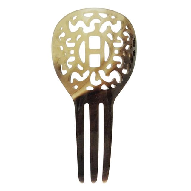 ★ぽん★エルメス ロカイユ 簪 バッファローホーン