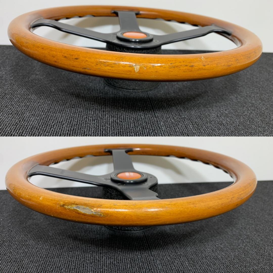 モモ TYP FL35 ウッド ステアリング 34.5Φ 希少 欧州専売モデル